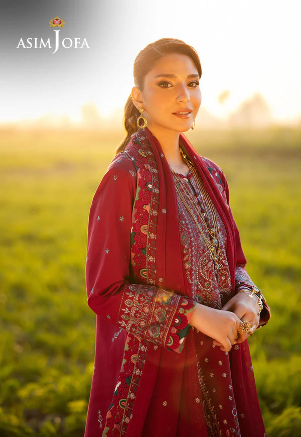 Asim Jofa Embroidered Lawn Suit