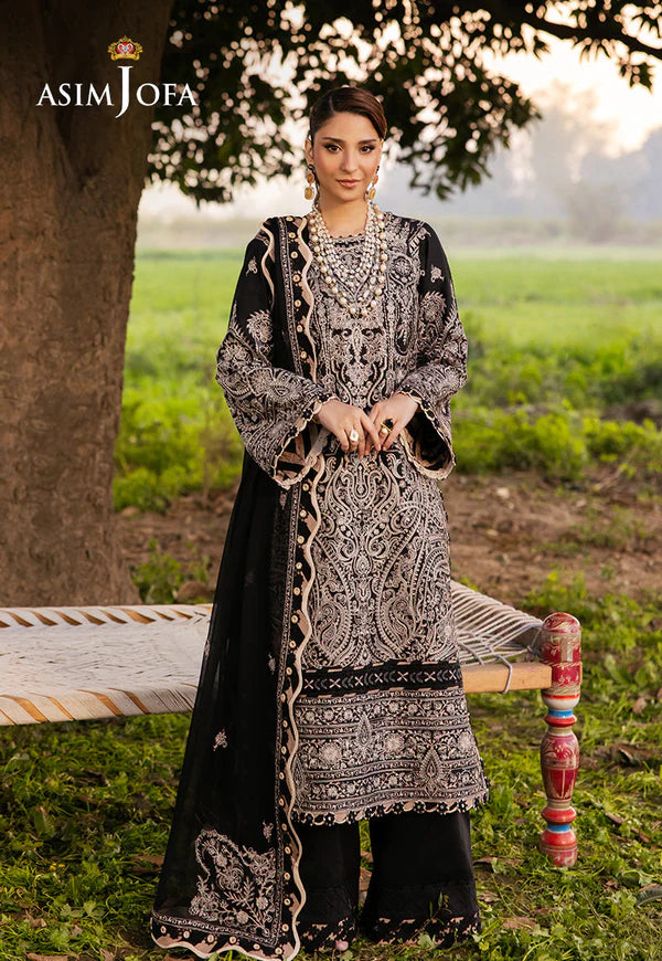 Asim Jofa Embroidered Lawn Suit
