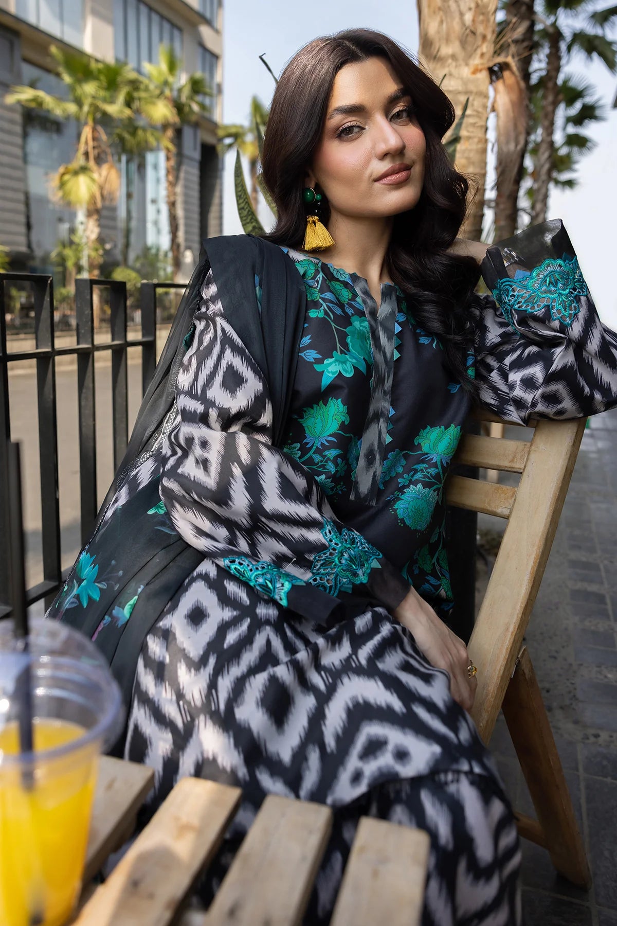 Charizma Embroidered Lawn Suit