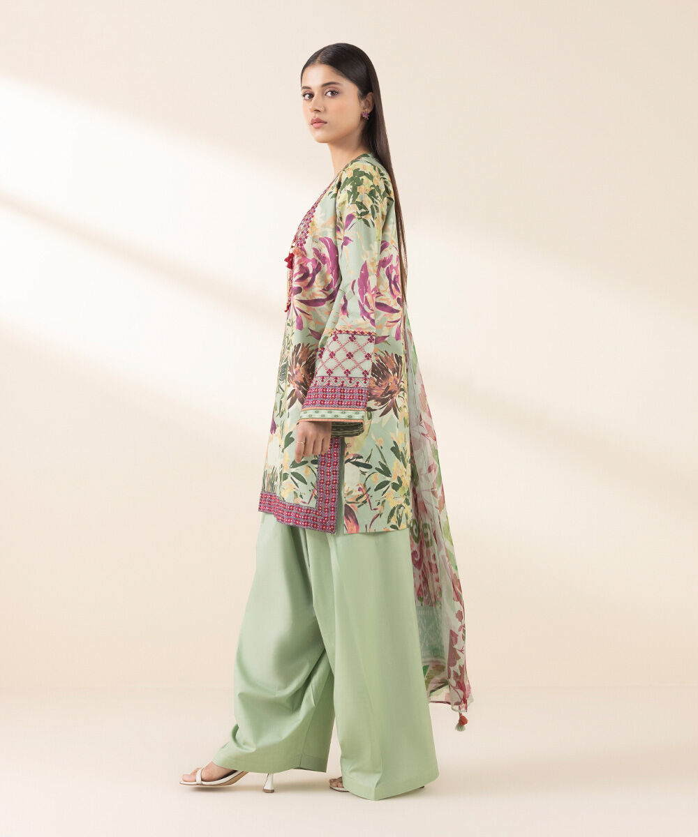 Sapphire Embroidered Lawn