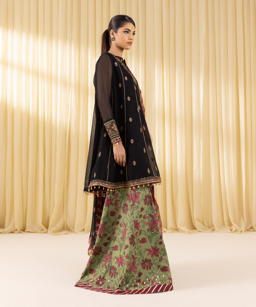 Sapphire Embroidered Khaddi Net Suit