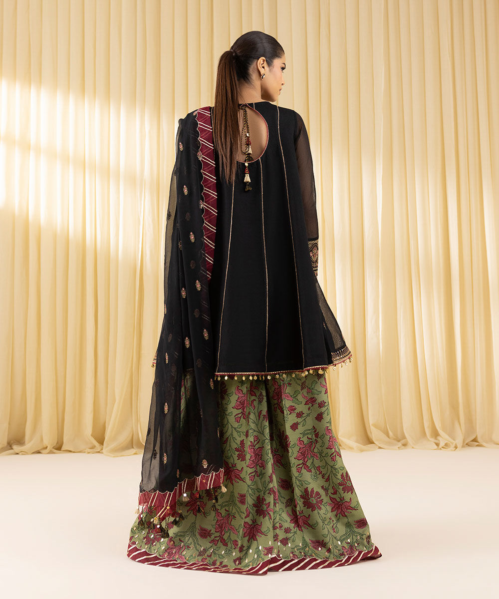 Sapphire Embroidered Khaddi Net Suit