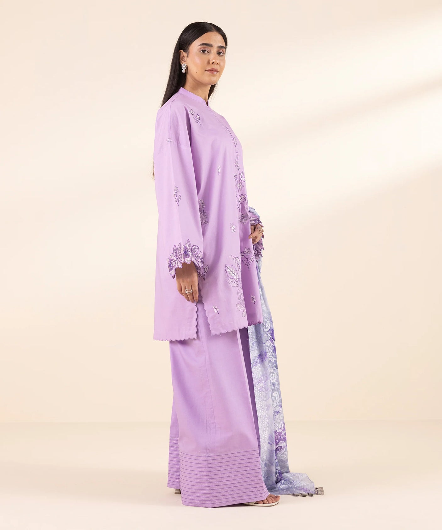 Sapphire Embroidered Lawn