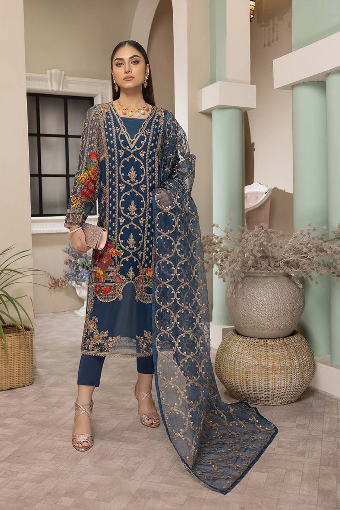Charizma Stitched Embellished Chiffon Collection