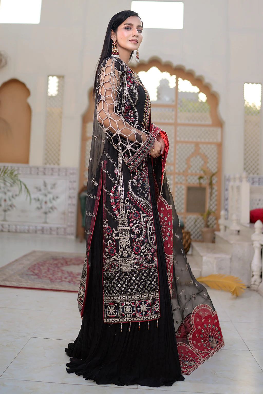 Lemilsa By Maryam's Chiffon Embroidered Collection