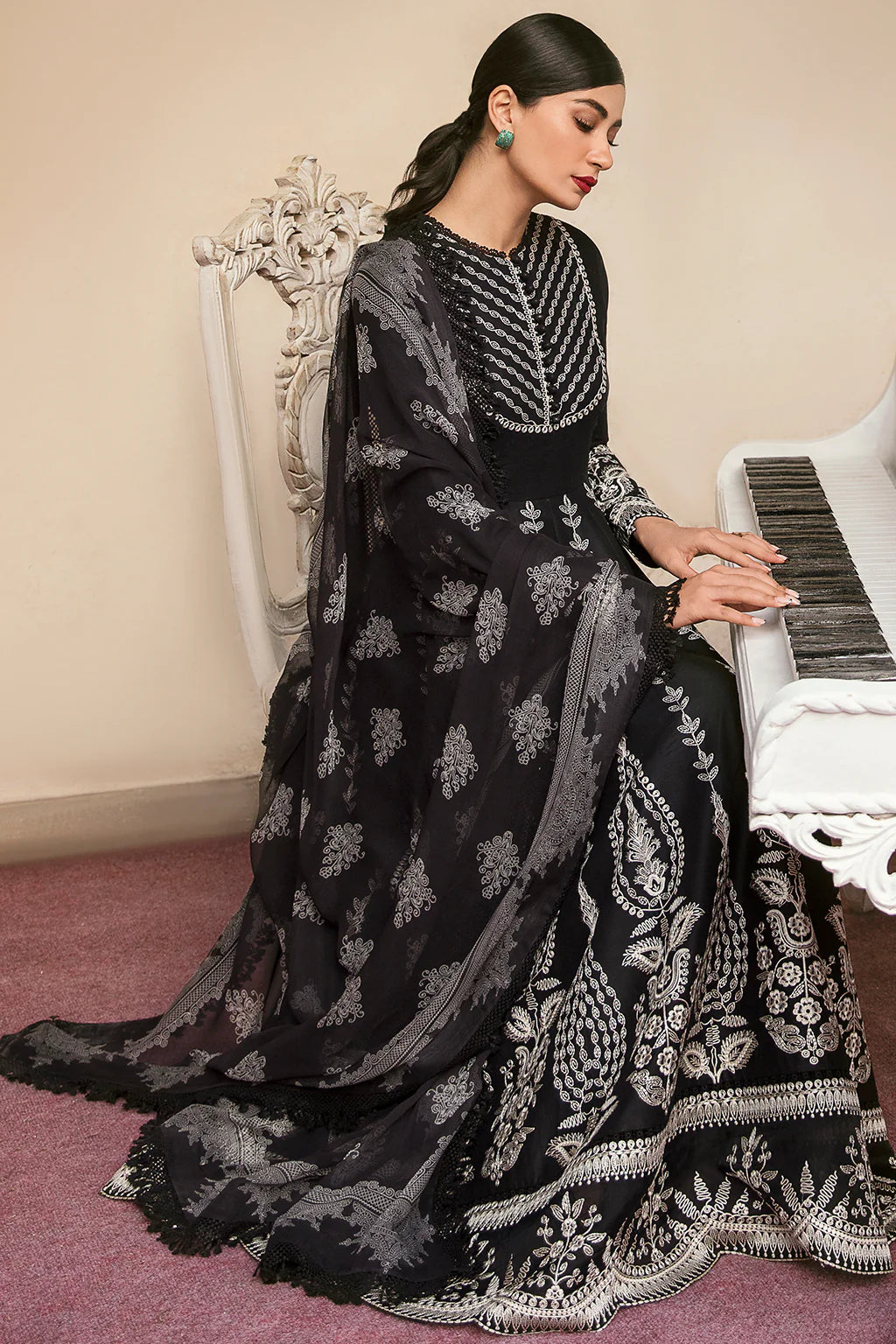 Lamhay By Afrozeh Embroidered Luxury Lawn Collection