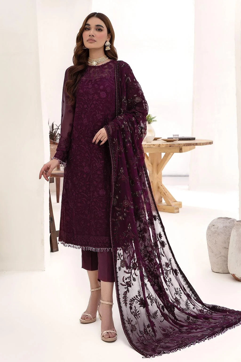 Nazneen by Zarif Original Party Wear Ready to Ship