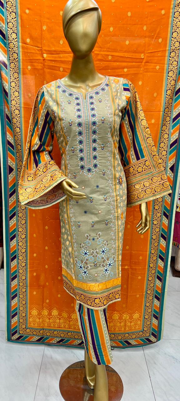Pakistani Embroidered Lawn ready to ship
