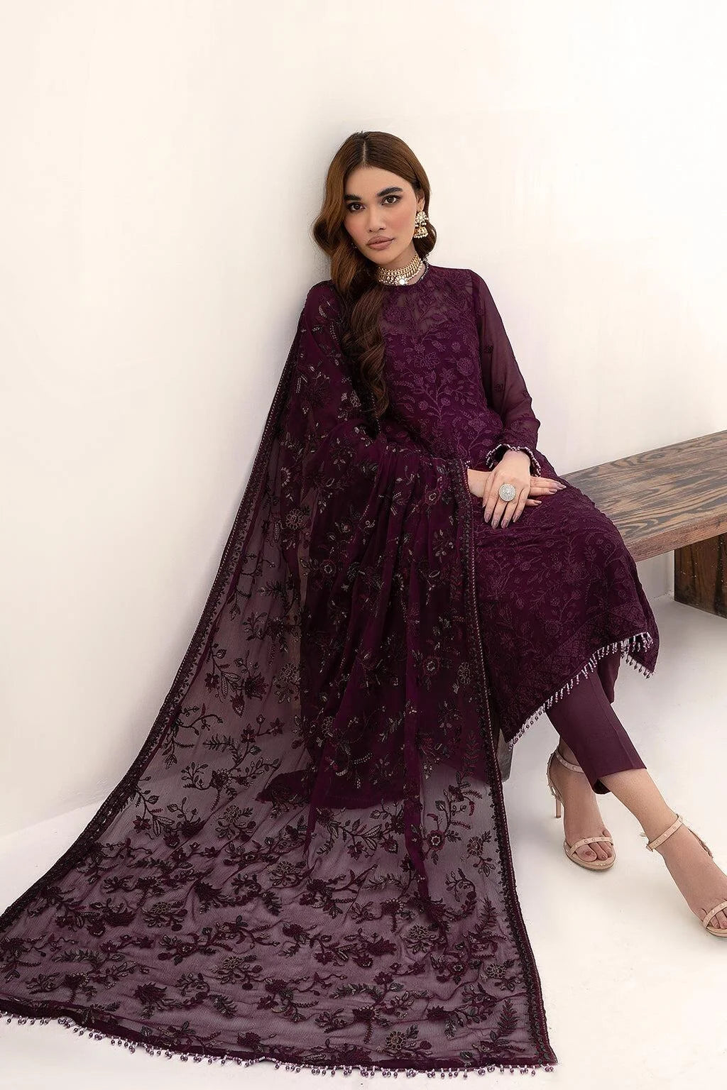 Nazneen by Zarif Original Party Wear Ready to Ship