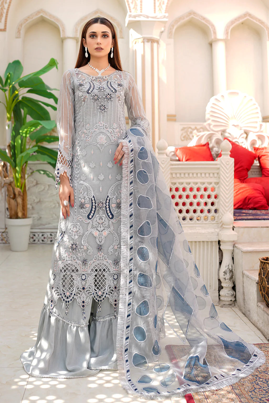 Lemilsa By Maryam's Chiffon Embroidered Collection