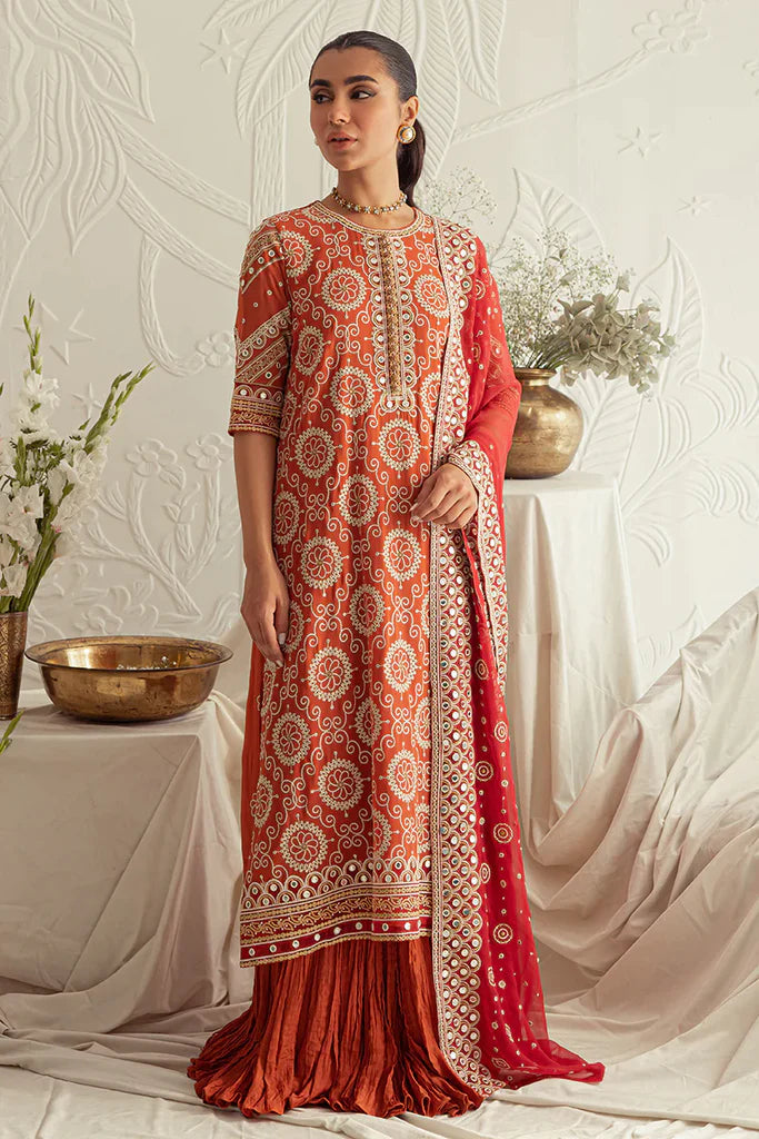 Cross Stitch Chiffon Embroidered Collection