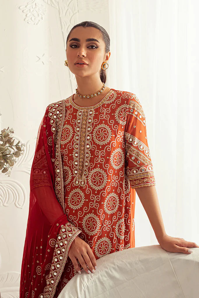 Cross Stitch Chiffon Embroidered Collection