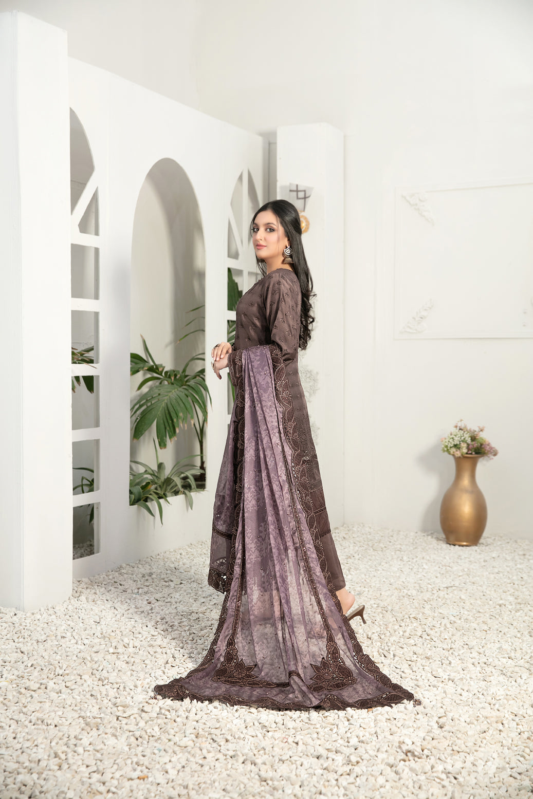 Gulmeena by Tawakkal Luxury Embroidered Collection - 100% Original