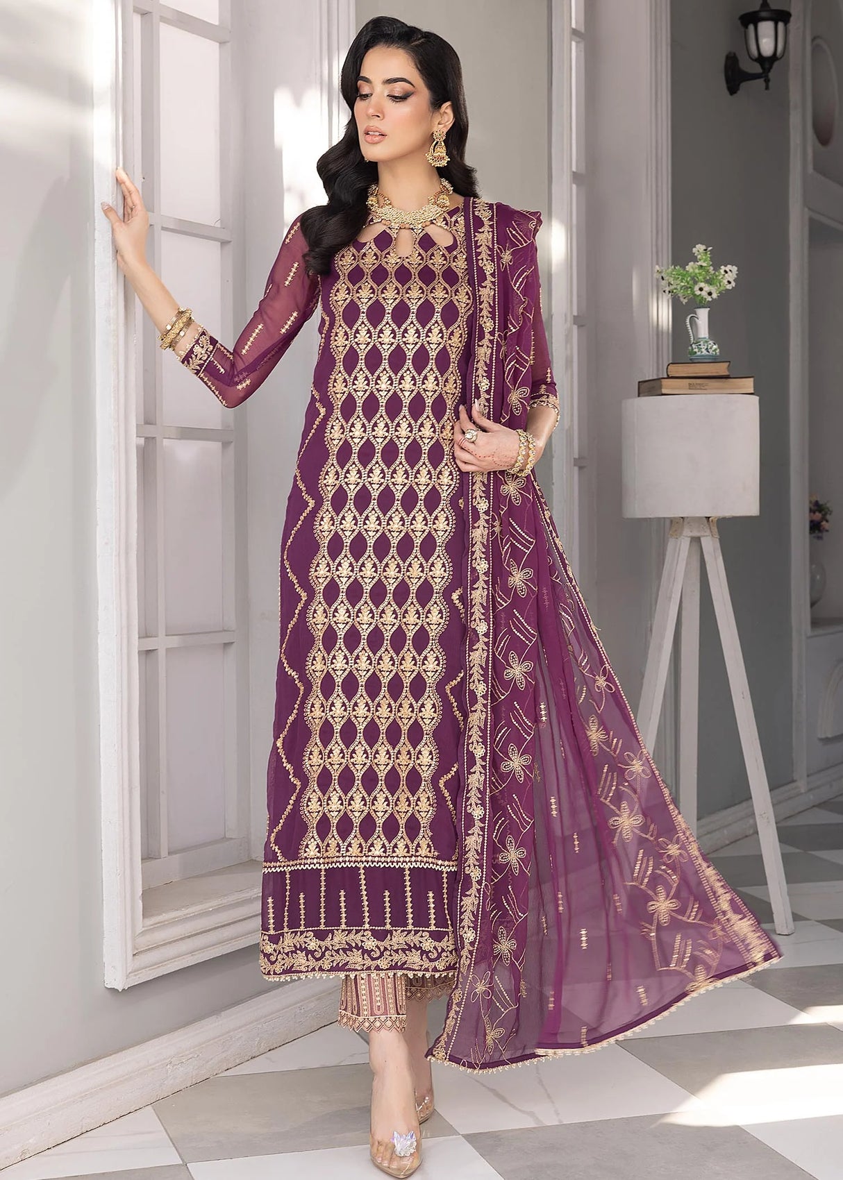 Merakish By Shahzeb Textile Luxury Embroidered Collection