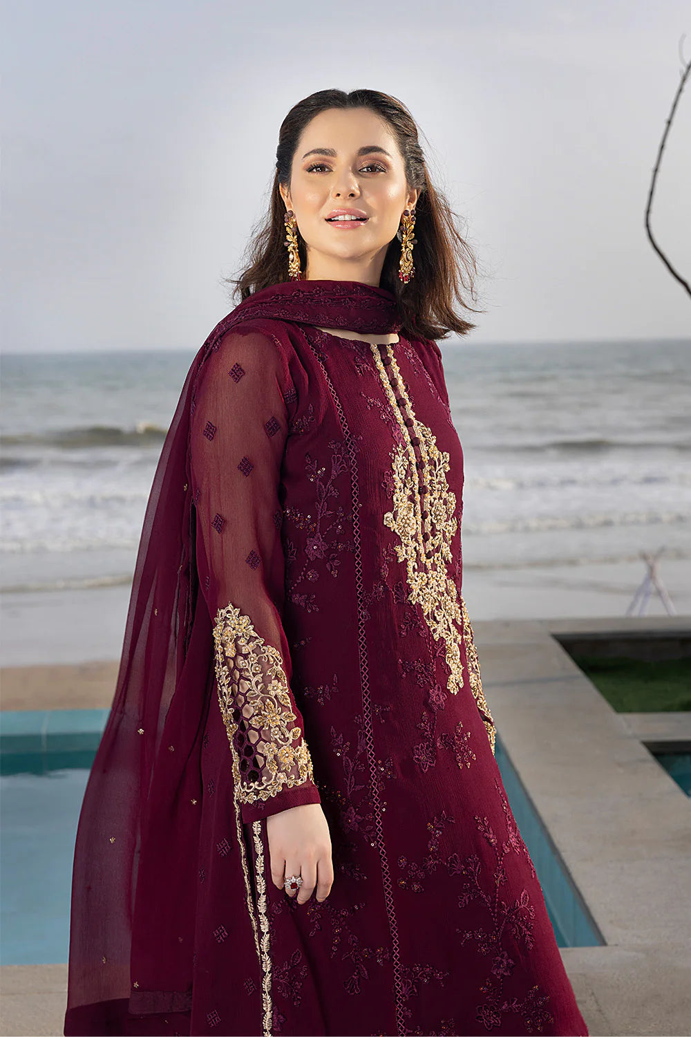 Azure Luxury Embroidered Collection