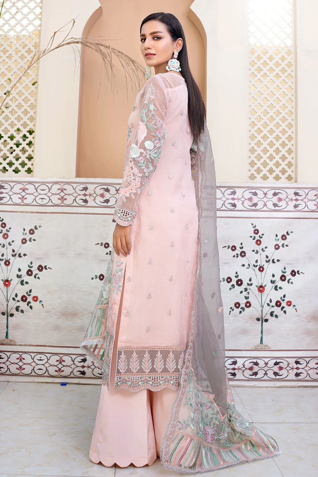 Lemilsa By Maryam's Chiffon Embroidered Collection