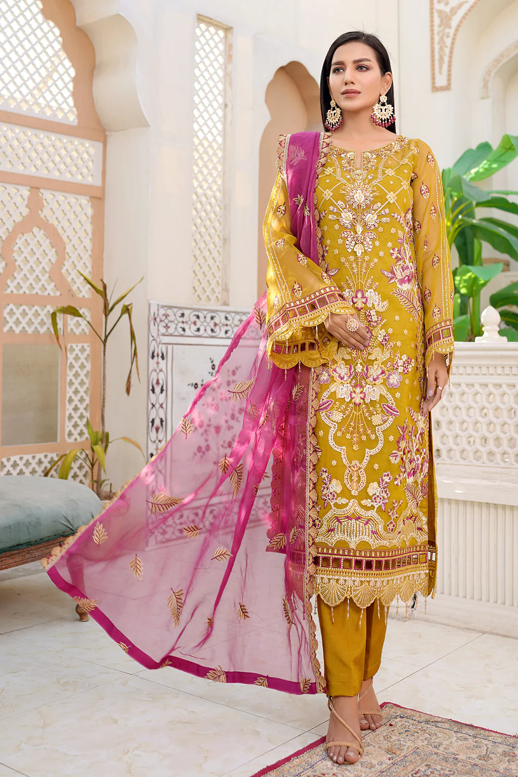 Lemilsa By Maryam's Chiffon Embroidered Collection