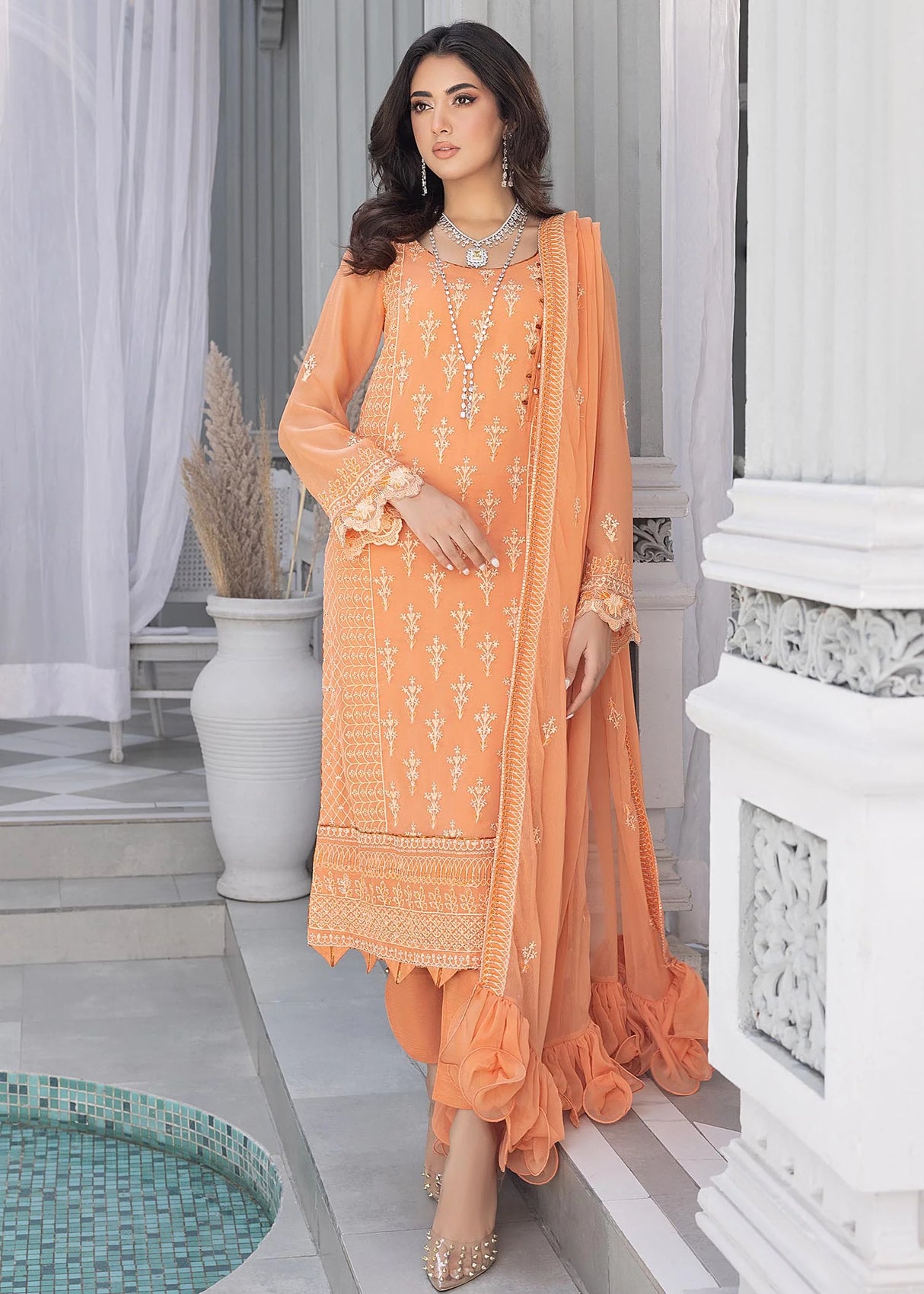Merakish By Shahzeb Textile Luxury Embroidered Collection