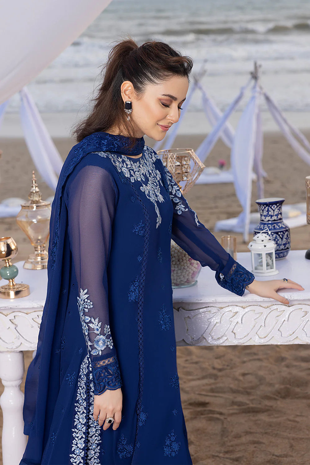 Azure Luxury Embroidered Collection