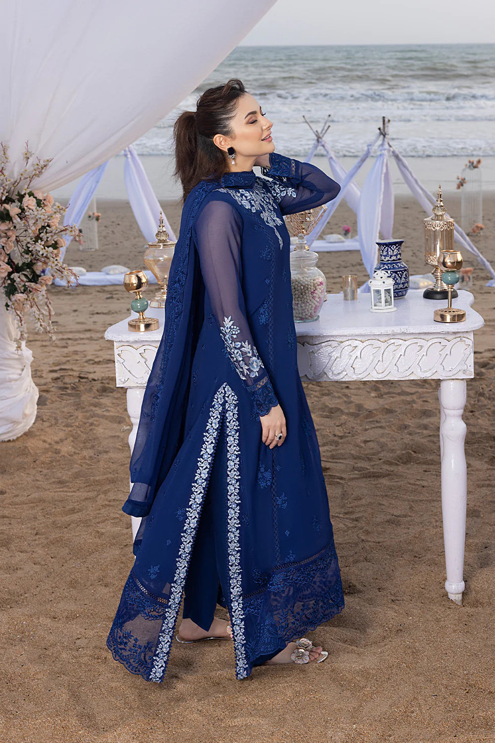 Azure Luxury Embroidered Collection