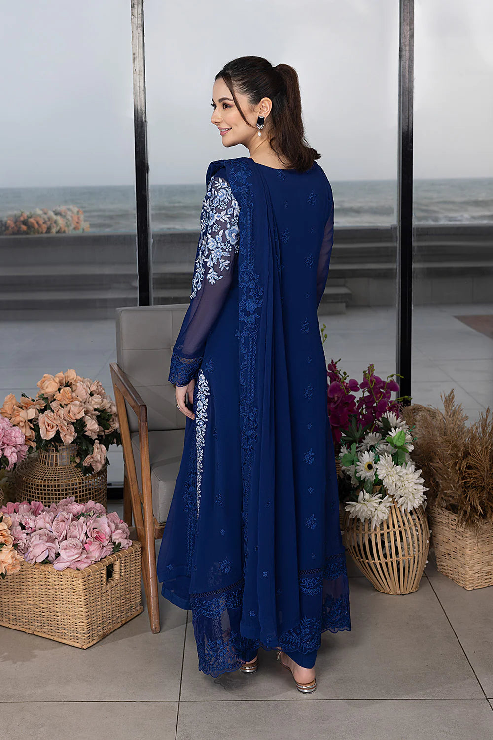 Azure Luxury Embroidered Collection