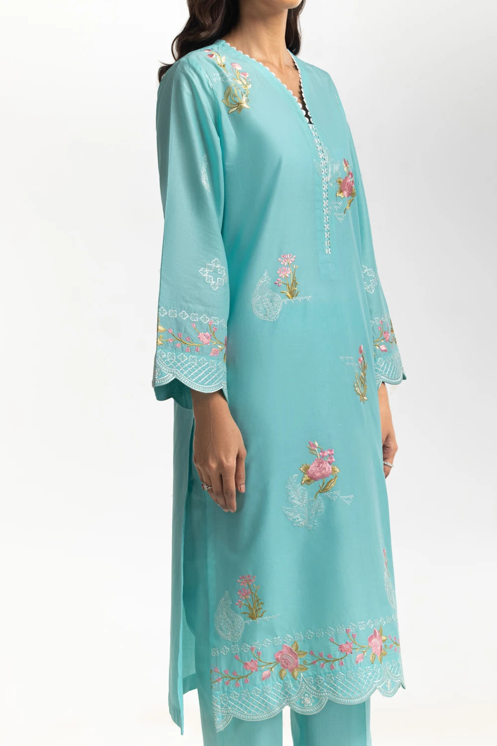 Gul Ahmed Luxury Embroidered Suit