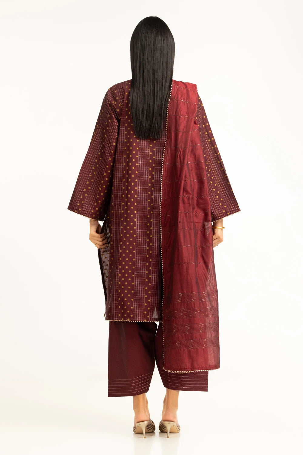 Gul Ahmed Luxury Jacquard Embroidered Suit