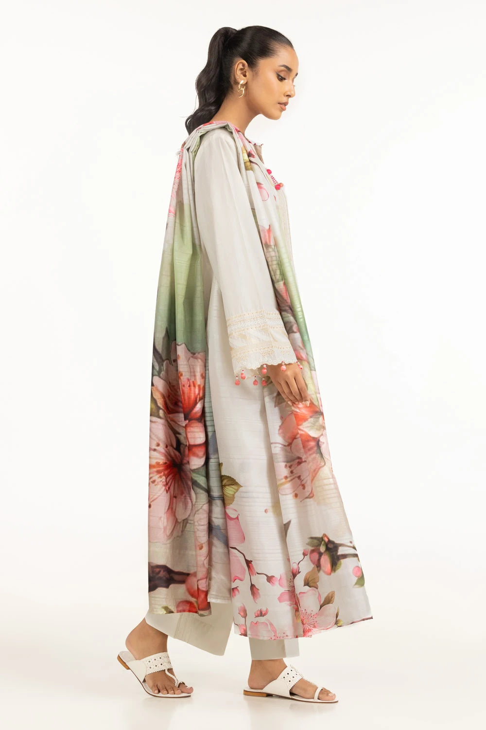 Gul Ahmed Luxury Embroidered Suit