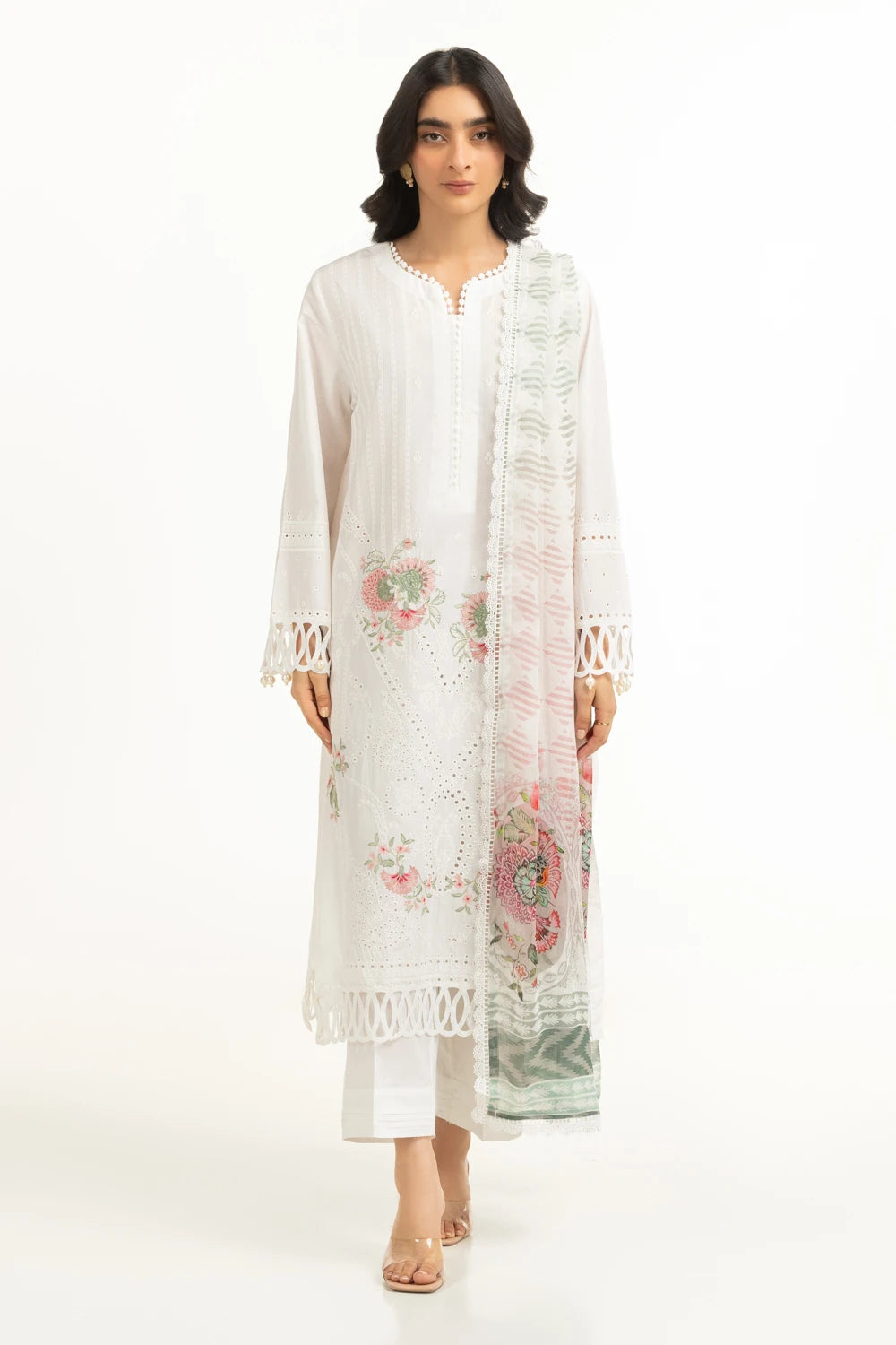 Gul Ahmed Luxury Embroidered Suit