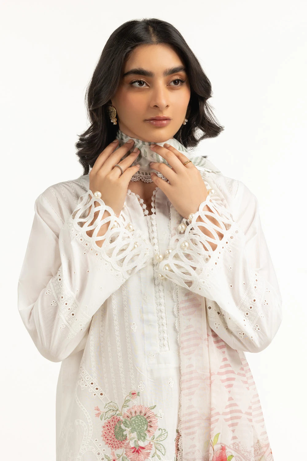 Gul Ahmed Luxury Embroidered Suit