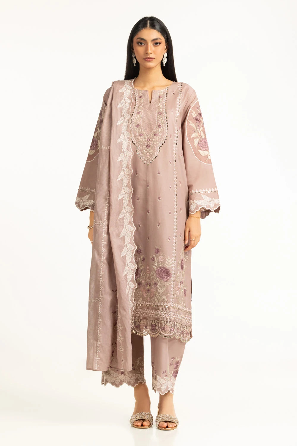 Gul Ahmed Luxury Embroidered Suit