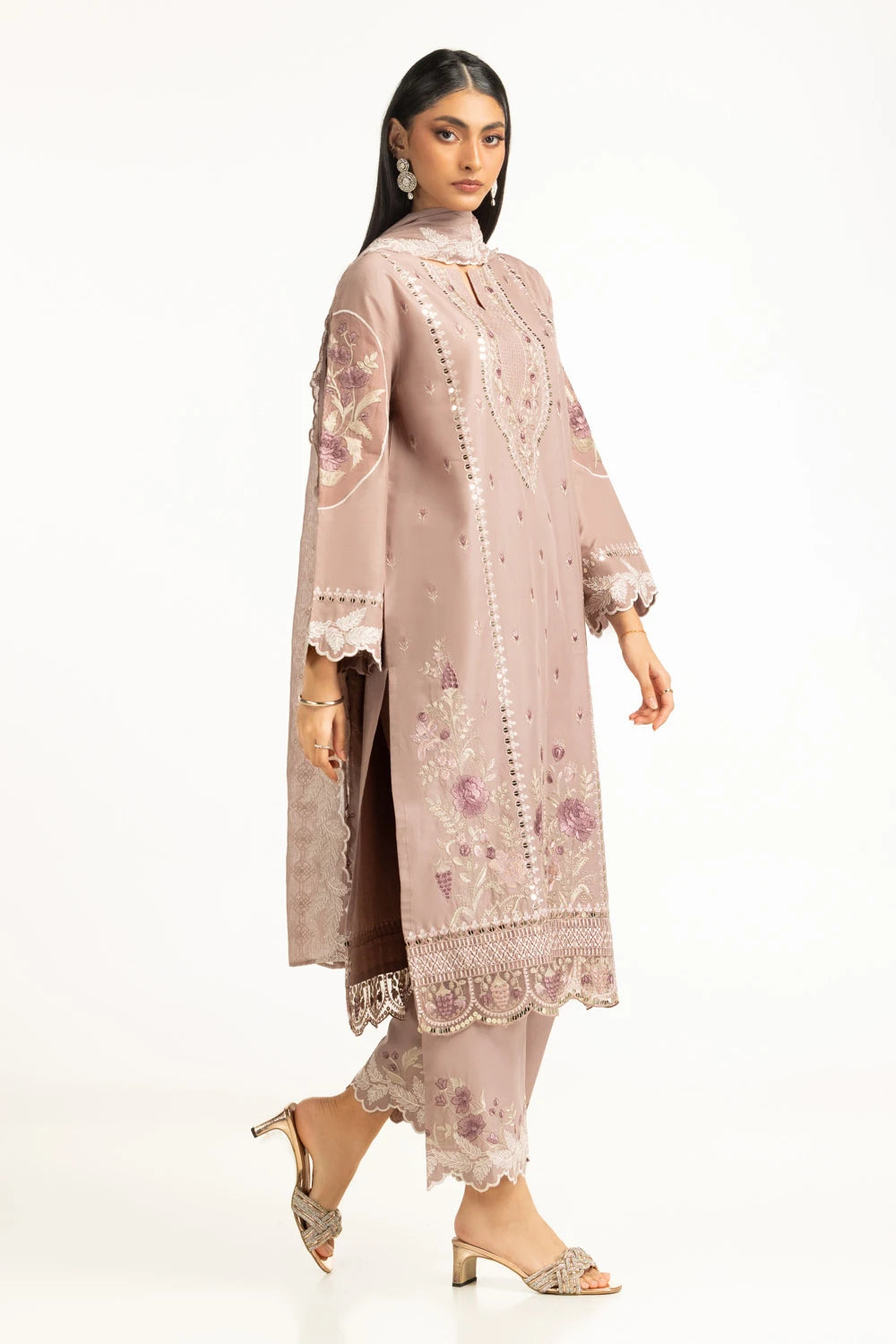 Gul Ahmed Luxury Embroidered Suit