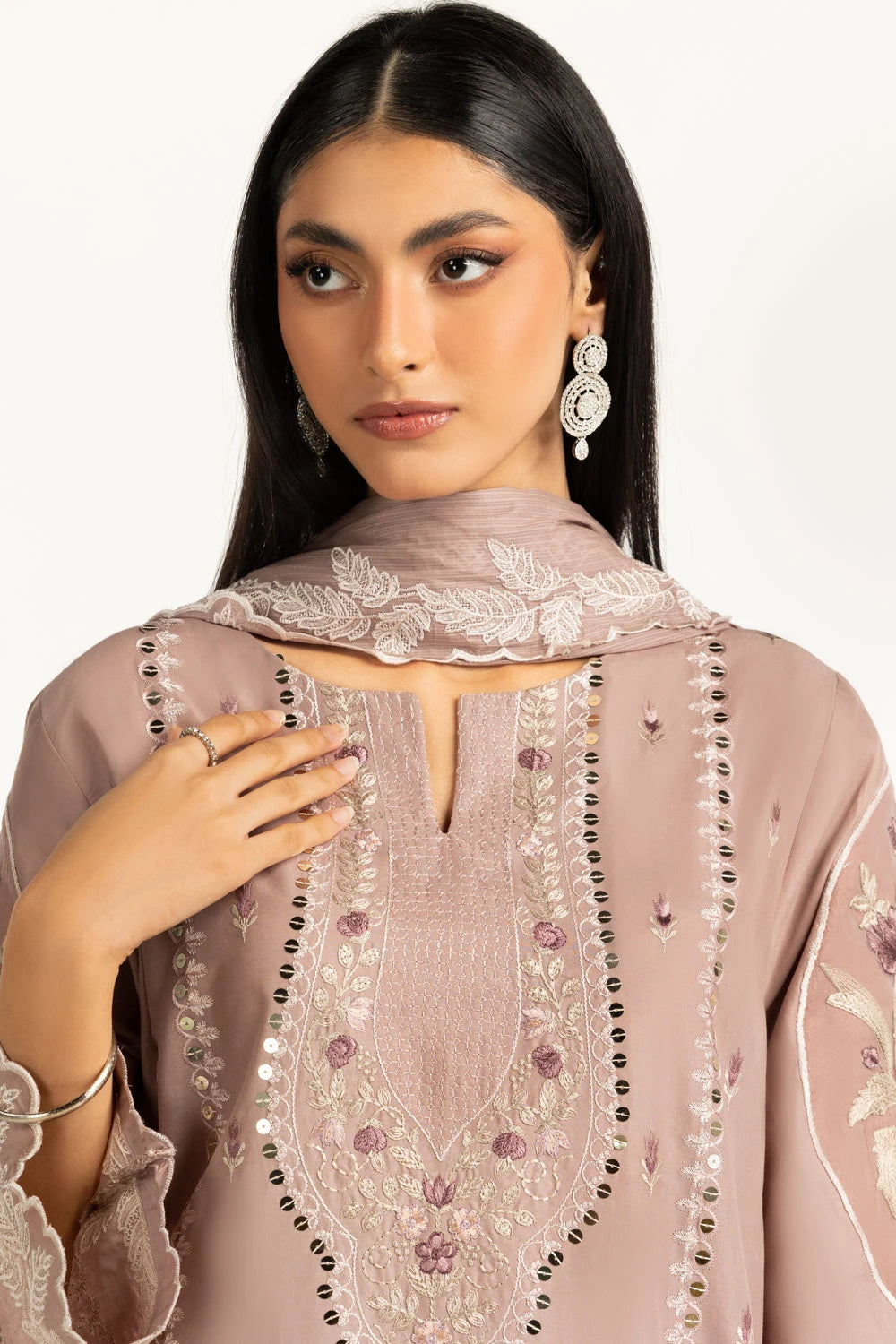 Gul Ahmed Luxury Embroidered Suit
