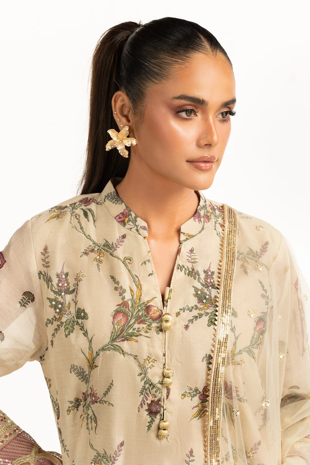 Gul Ahmed Luxury Embroidered Suit