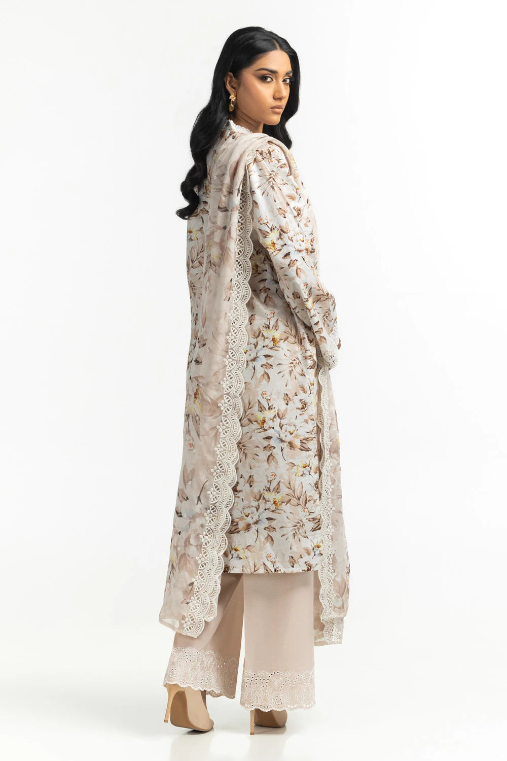 Gul Ahmed Luxury Embroidered Suit