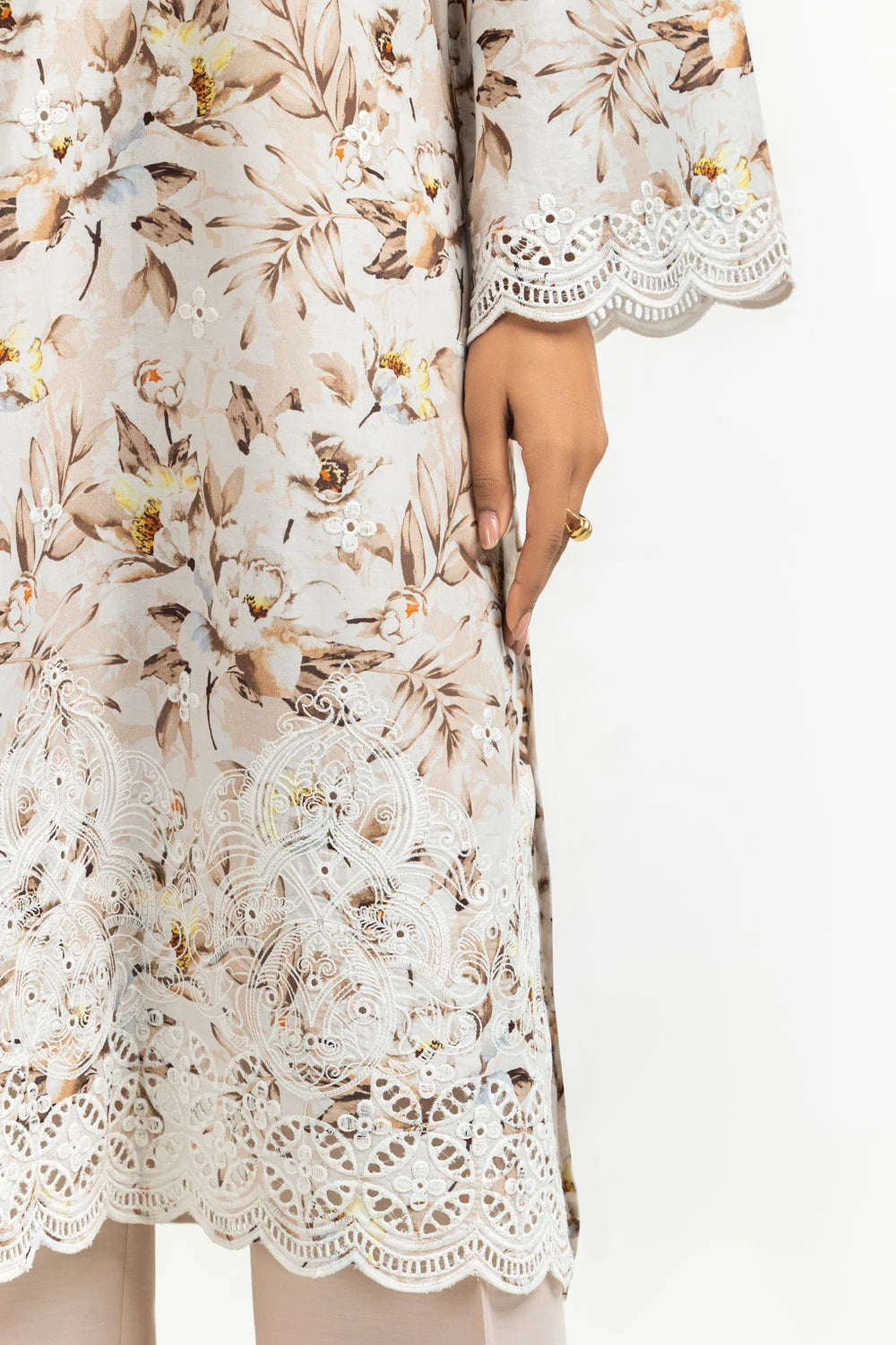 Gul Ahmed Luxury Embroidered Suit