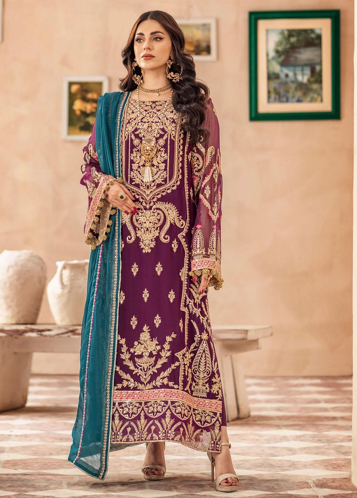 Zainab By Mashq Luxury Embroidered Collection