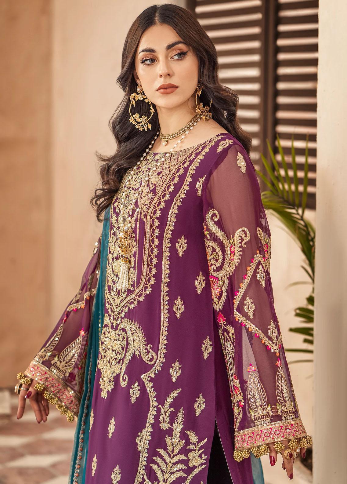 Zainab By Mashq Luxury Embroidered Collection