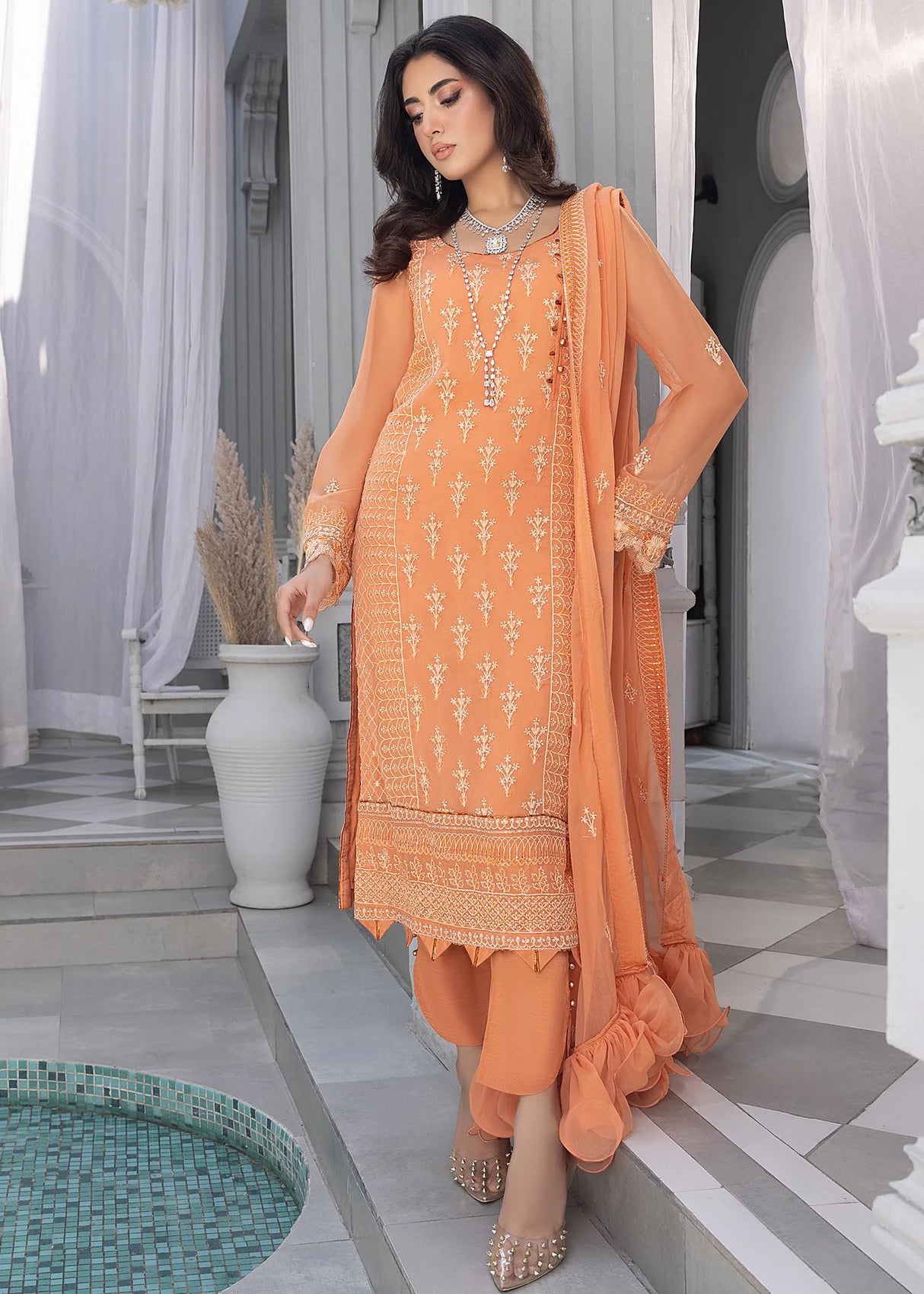 Merakish By Shahzeb Textile Luxury Embroidered Collection