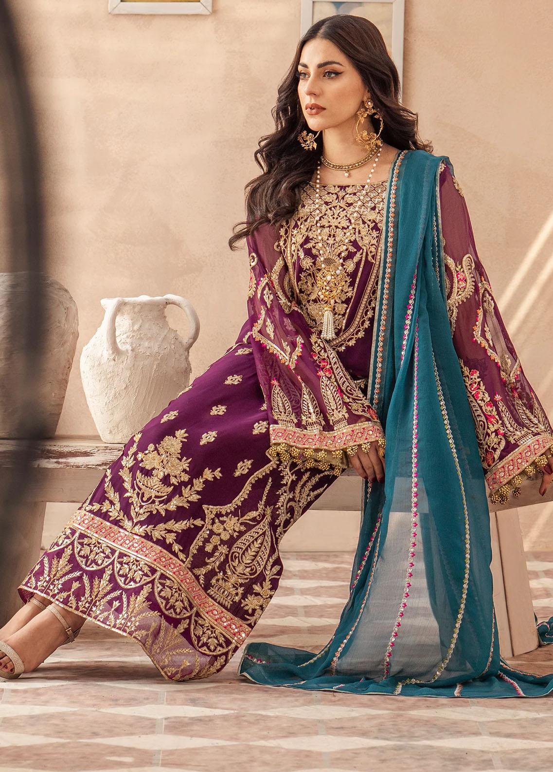 Zainab By Mashq Luxury Embroidered Collection