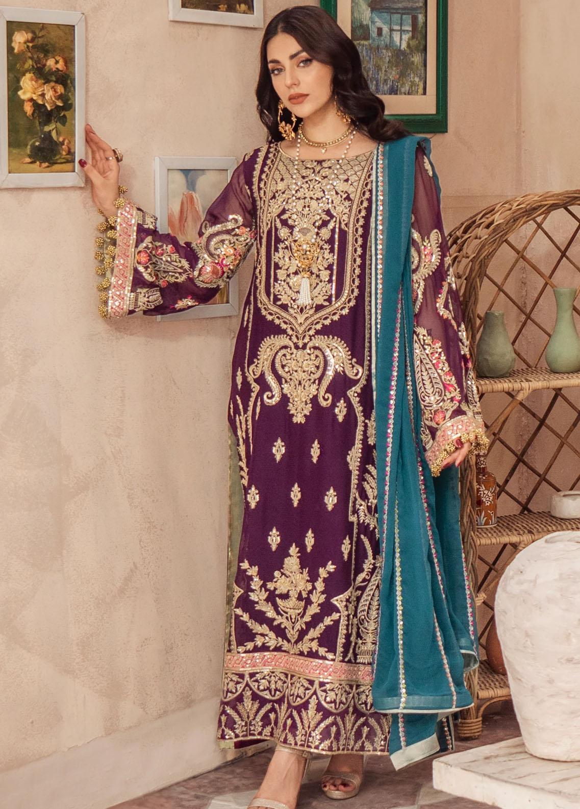 Zainab By Mashq Luxury Embroidered Collection