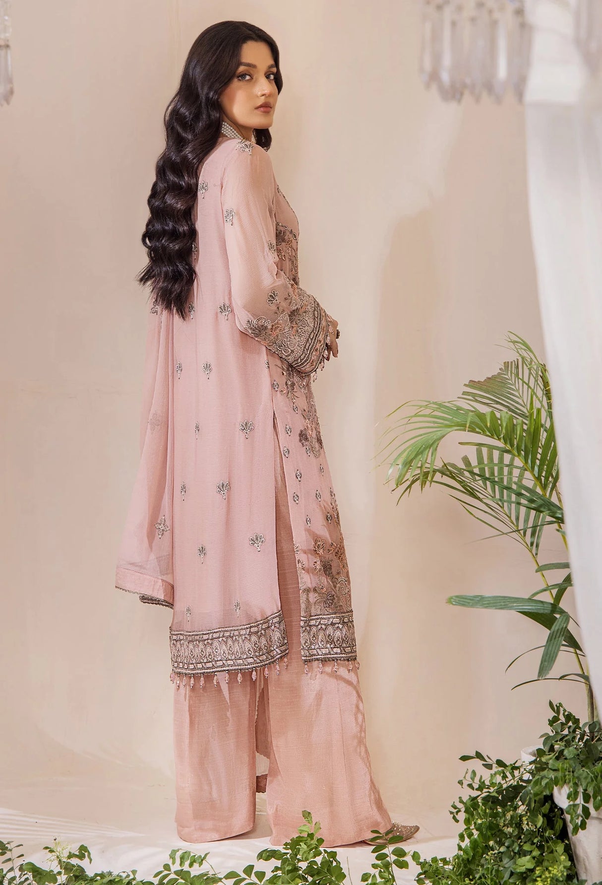 Lueur By Adans Libas Luxury Chiffon Embroidered Collection