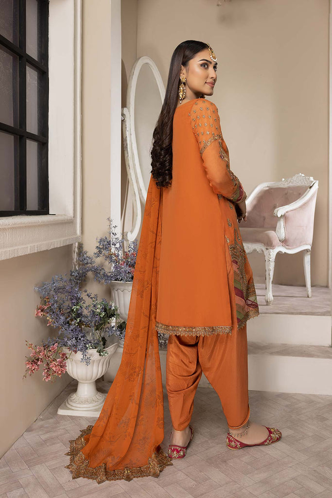 Charizma Stitched Embellished Chiffon Collection