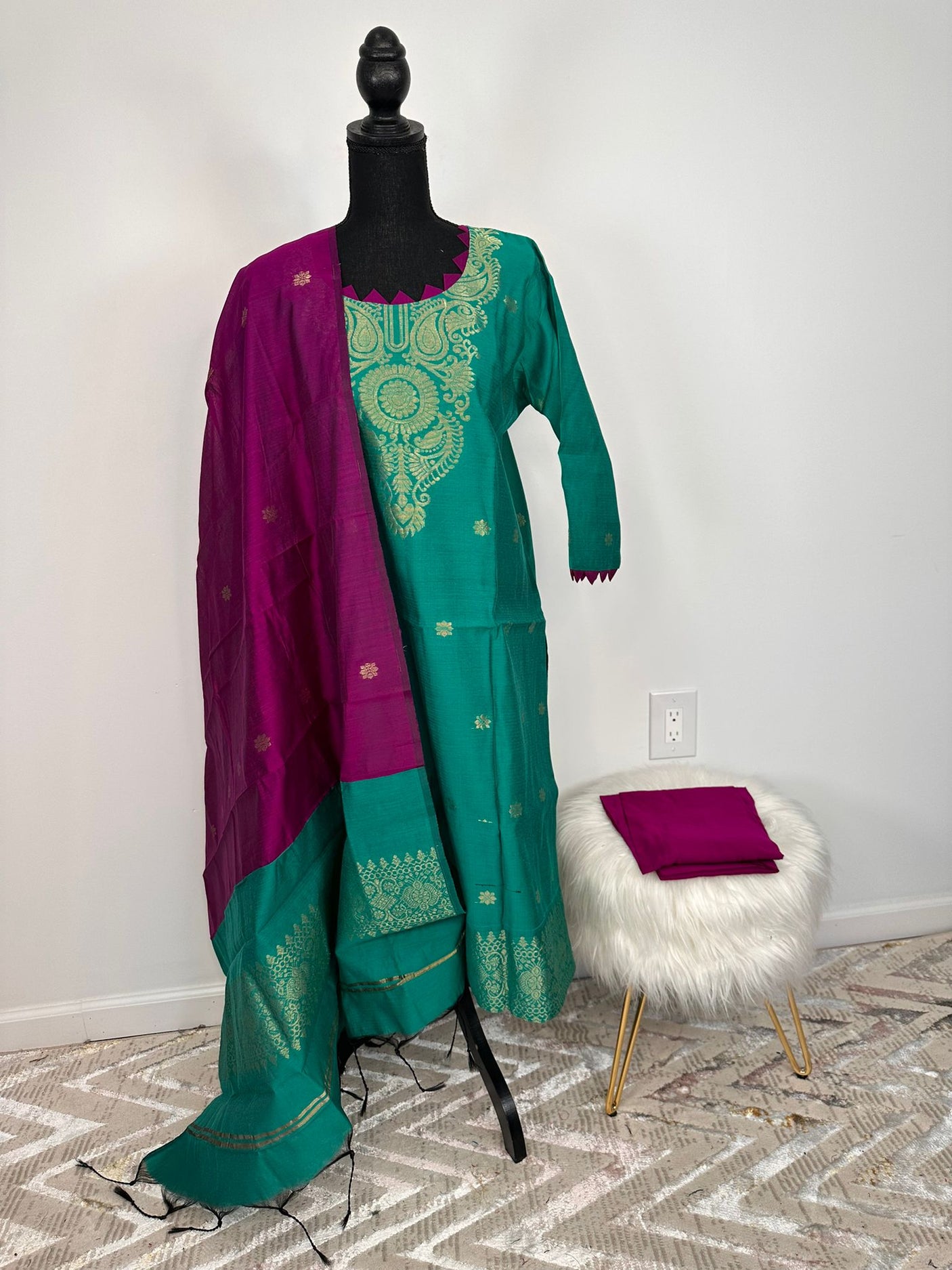 Pure Handloom Taath Jamdani