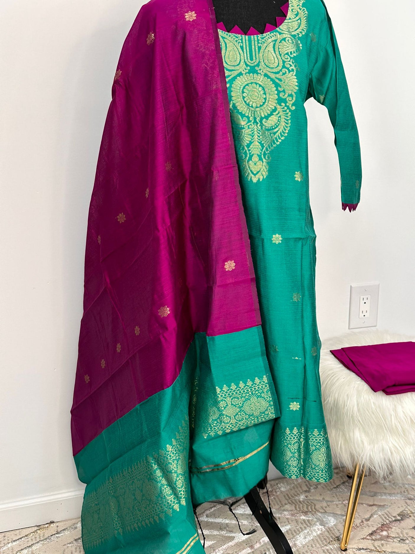 Pure Handloom Taath Jamdani