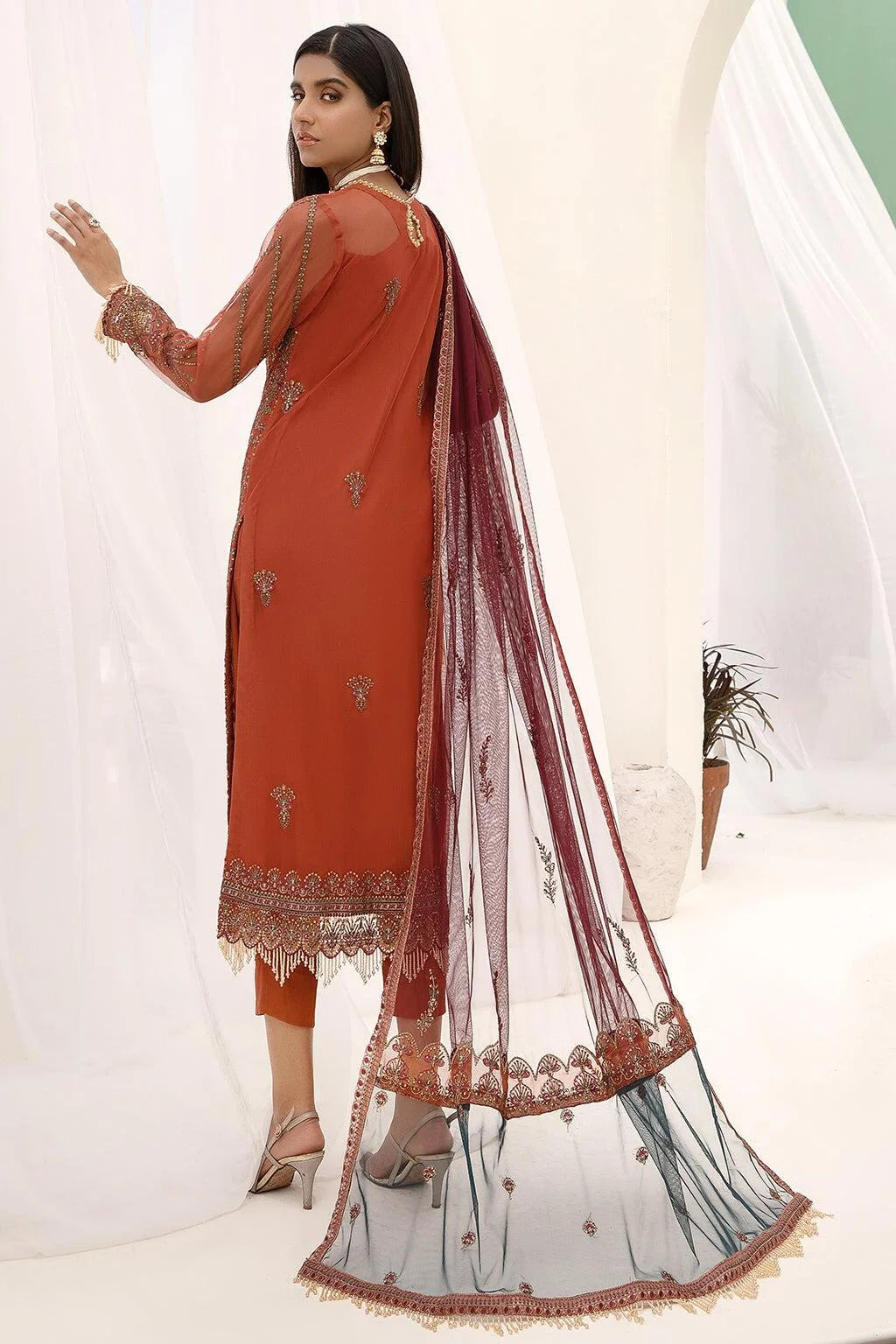 Nazneen by Zarif Original Party Wear Ready to Ship