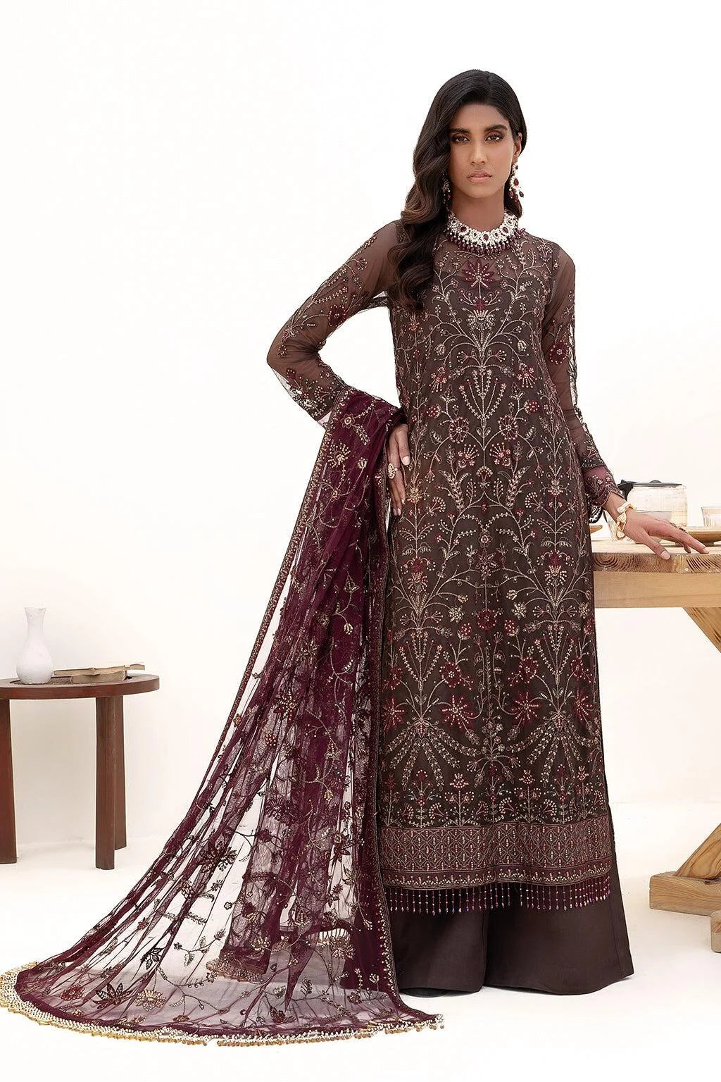 Nazneen by Zarif Original Party Wear Ready to Ship