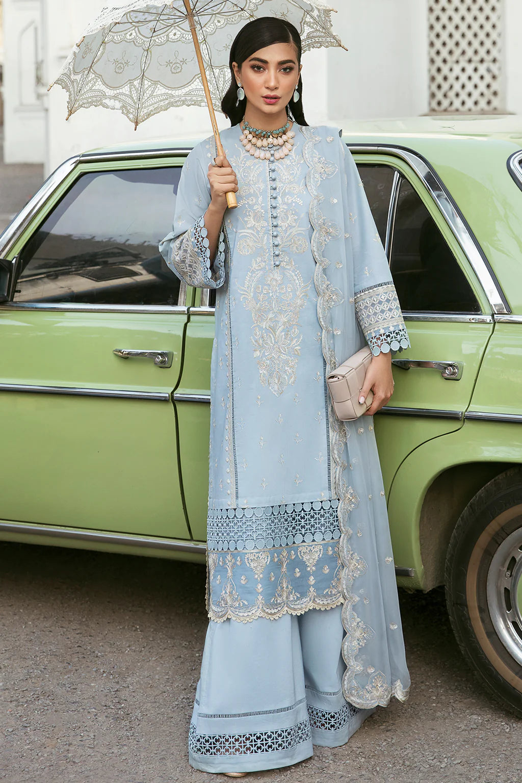 Lamhay By Afrozeh Embroidered Luxury Lawn Collection