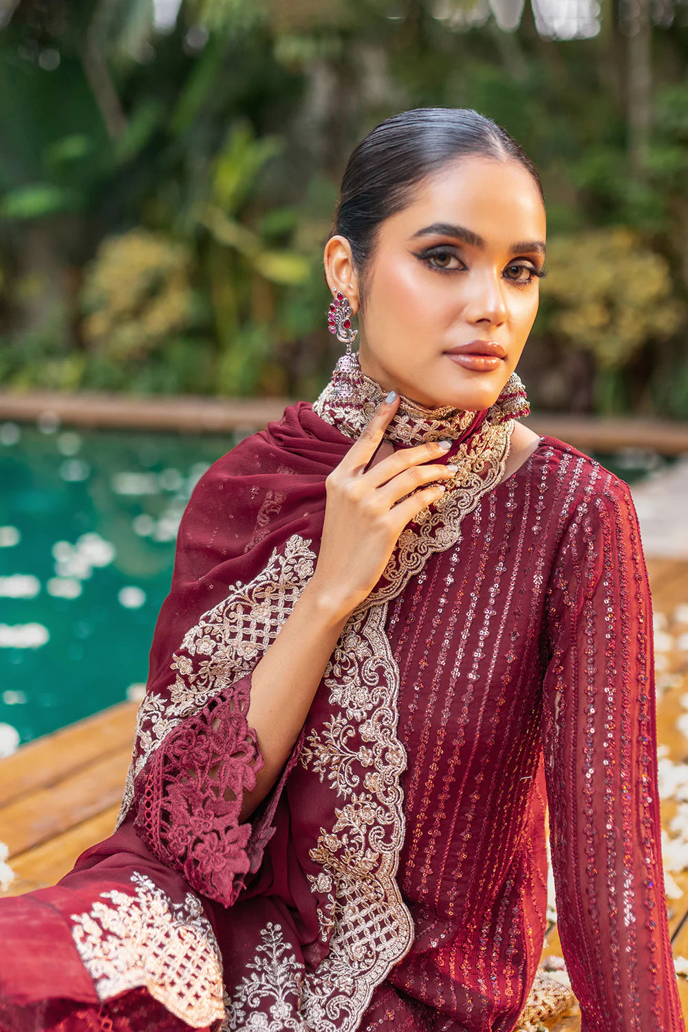 Azure Luxury Embroidered Collection