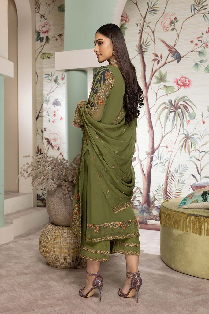 Charizma Stitched Embellished Chiffon Collection